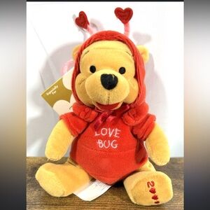 Disney Love Bug Plush in Red and Tan